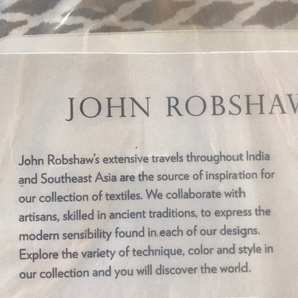 JR by John Robshaw king pillow sham - Picture 3 of 4